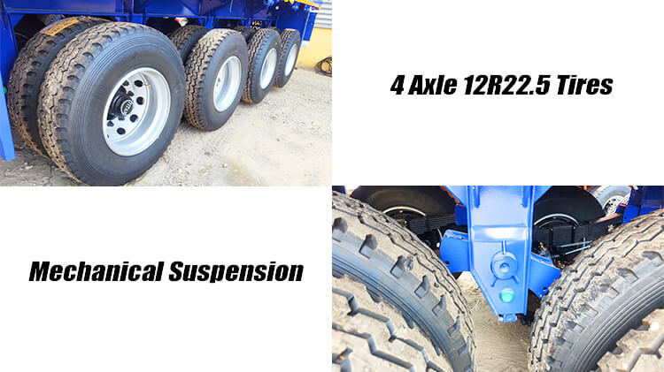 4 Axle Fence Cargo Trailer for Sale in Nigeria