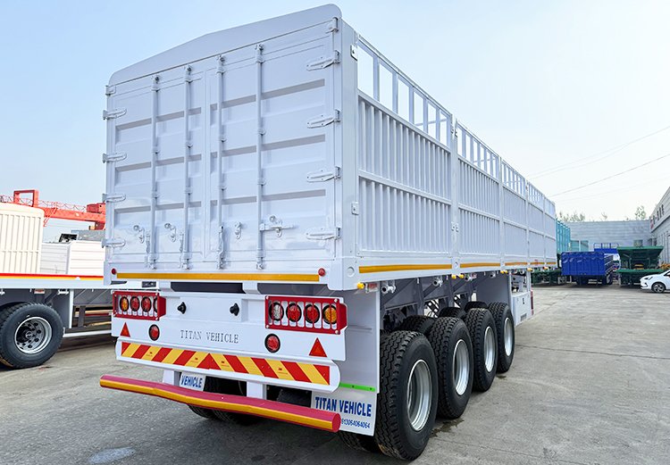 4 Axle Livestock Fence Semi Trailer for Sale in Nigeria