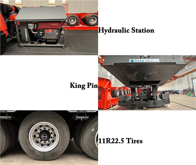 3 Axle 80 Ton Detachable Neck Lowboy Trailer for Sale In Nigeria Lagos