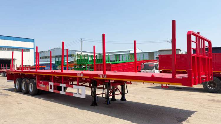 48 80 Extendable Flatbed Trailer | telescopic trailer in Nigeria