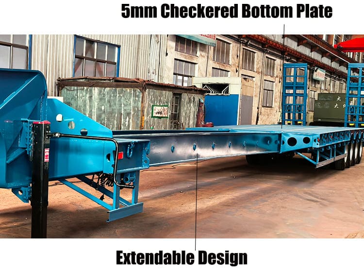 4 Axle Extendable Semi Lowbed Trailer for Sale in Nigeria