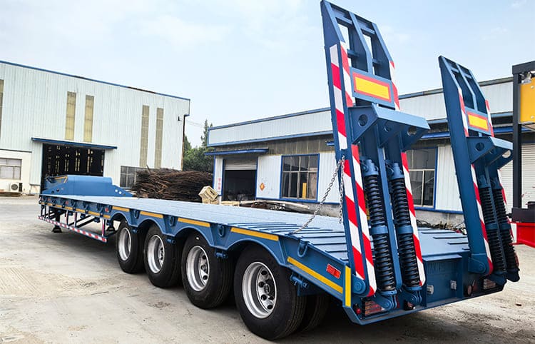 4 Axle Extendable Semi Lowbed Trailer for Sale in Nigeria