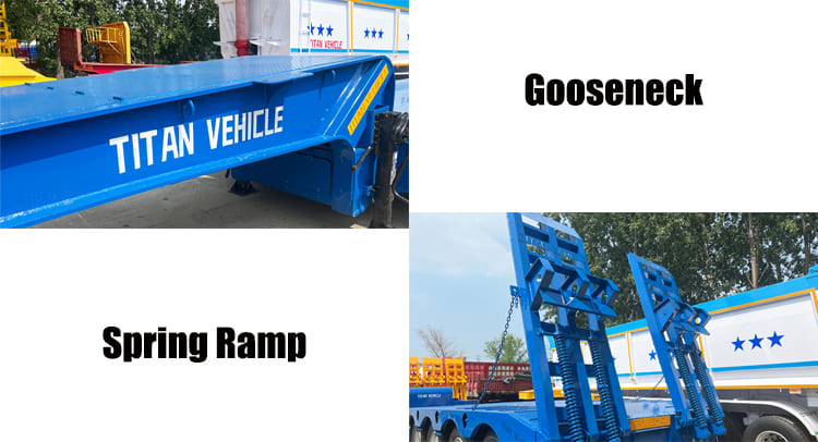 4 Axle 100 Ton Low Bed Trailer Price in Nigeria Lagos
