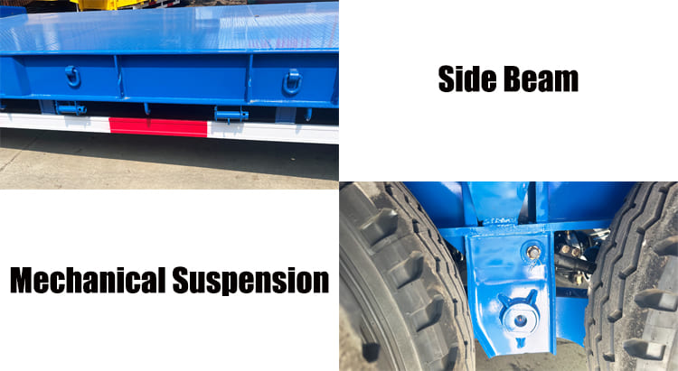 4 Axle 100 Ton Low Bed Trailer Price in Nigeria Lagos