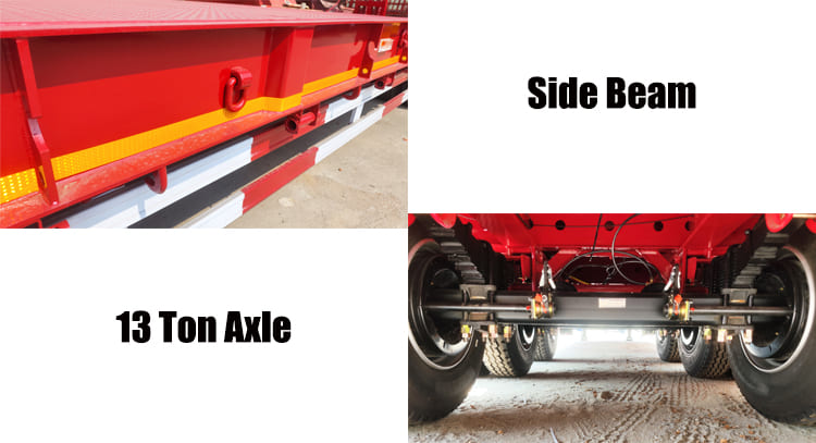 3 Axle 40 Ft Semi Lowbed Trailer for Sale in Nigeria