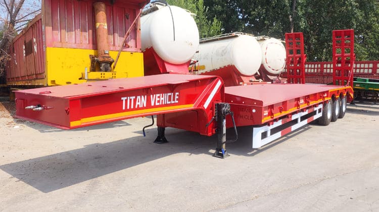 3 Axle 40 Ft Semi Lowbed Trailer for Sale in Nigeria