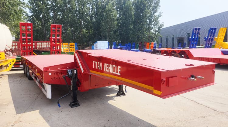 3 Axle 40 Ft Semi Lowbed Trailer for Sale in Nigeria