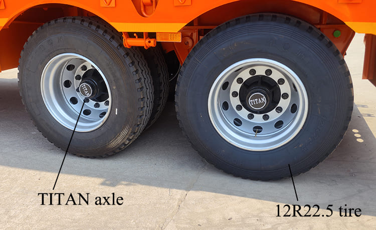 TITAN 2 Axle Low Bed Trailer Price in Nigeria | Equal Width Gooseneck Low Bed Trailer
