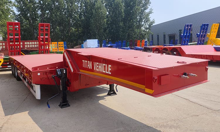 TITAN Low Bed Semi Trailer for Sale in Nigeria - 3 Axle 60 Ton