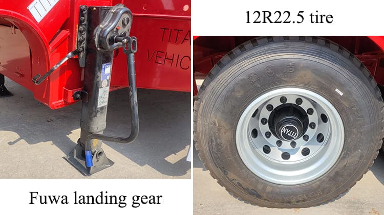 TITAN Low Bed Semi Trailer for Sale in Nigeria - 3 Axle 60 Ton