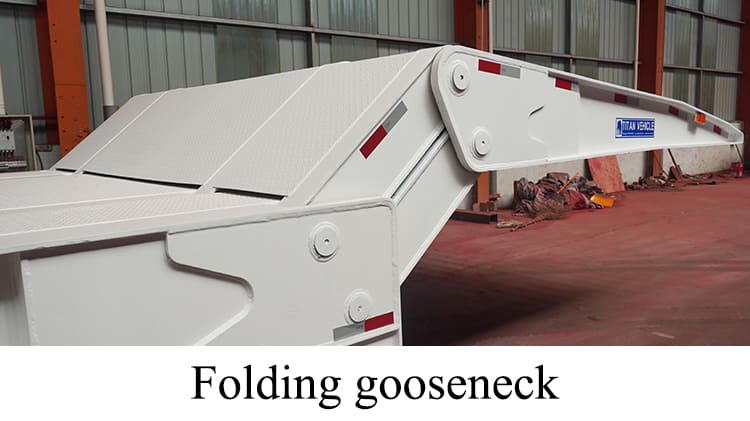 TITAN 4 Axle Folding Gooseneck Trailer for Sale in Nigeria