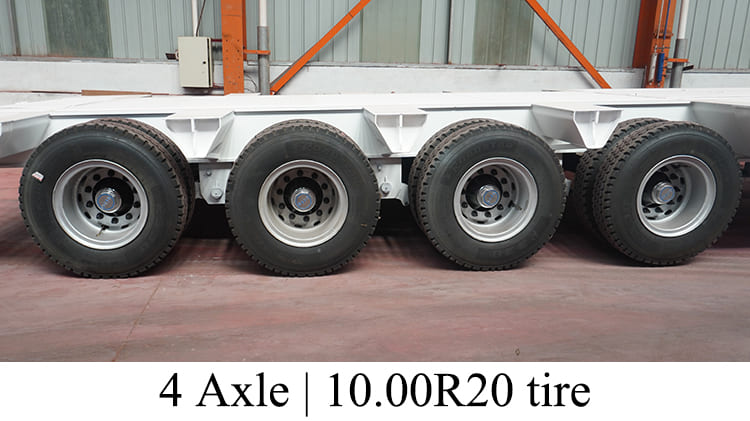 TITAN 4 Axle Folding Gooseneck Trailer for Sale in Nigeria