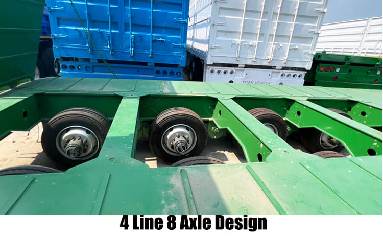 4 Line 8 Axle Low Loader Trailer for Sale in Nigeria