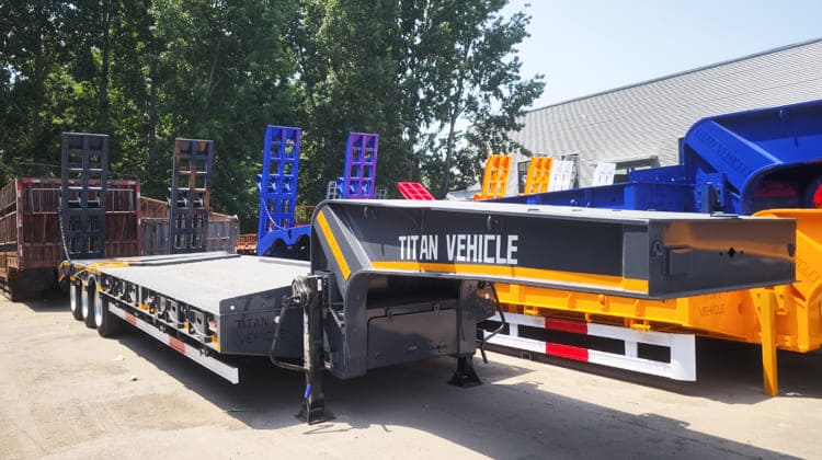 60 Ton Lowbed Truck Trailer for Sale in Lagos Nigeria