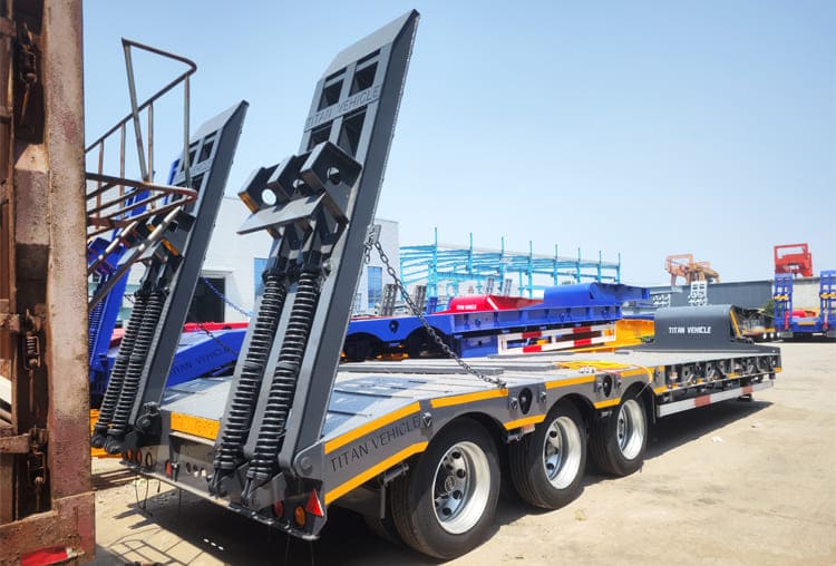 60 Ton Lowbed Truck Trailer for Sale in Lagos Nigeria