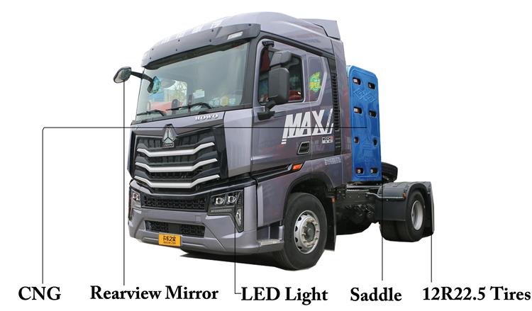 Howo NX CNG Tractor Truck Price for Sale In Nigeria Abuja