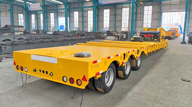 3 Axle 60 Tons Hydraulic Removable Gooseneck Trailer for Sale in Nigeria