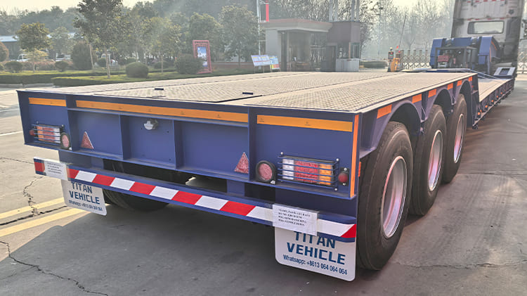 80 Ton Detachable Lowboy Gooseneck Trailer for Sale in Nigeria
