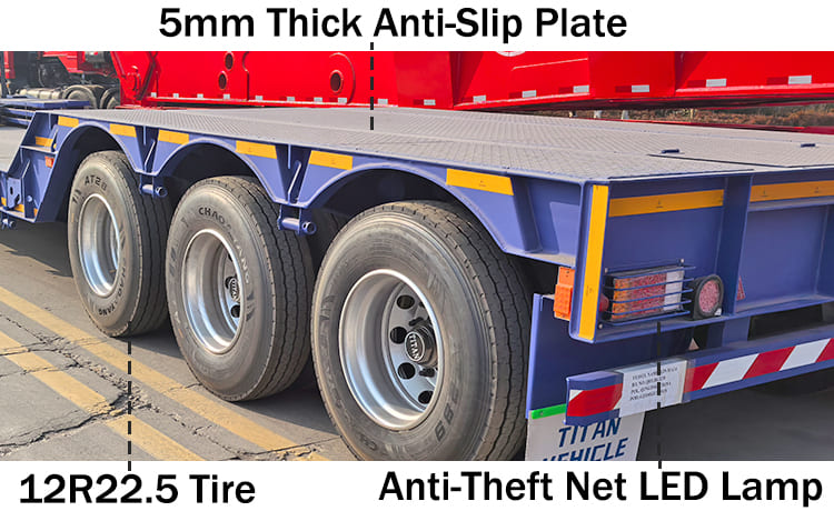 80 Ton Detachable Lowboy Gooseneck Trailer for Sale in Nigeria