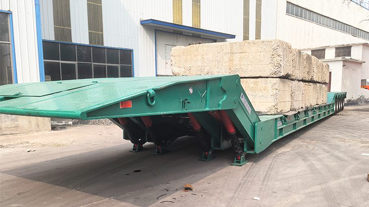 5 Axle Front Loading Low Bed Trailer for Sale in Nigeria