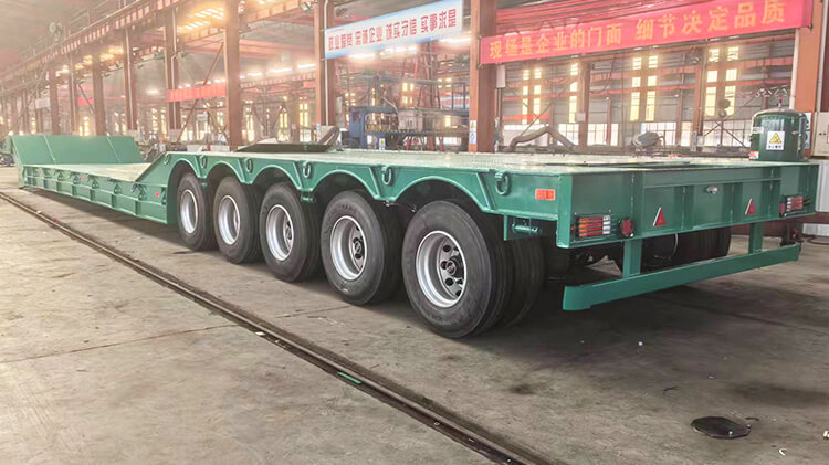 5 Axle Front Loading Low Bed Trailer for Sale in Nigeria