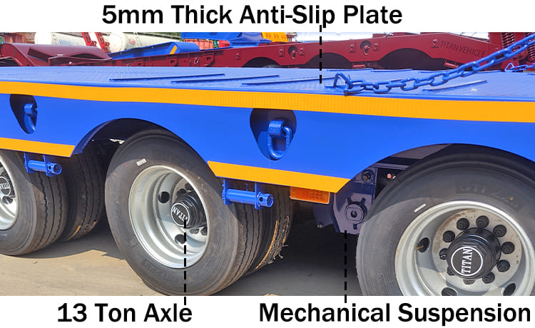 60 Ton 3 Axle Low Loader Trailer for Sale in Nigeria