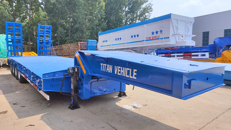 4 Axle 100T Lowbed Trailer For Sale in Nigeria Abuja