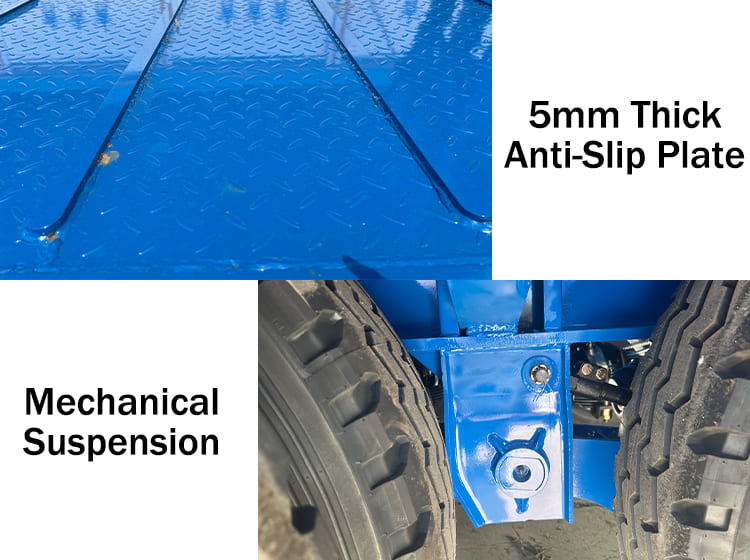 4 Axle 100T Lowbed Trailer For Sale in Nigeria Abuja