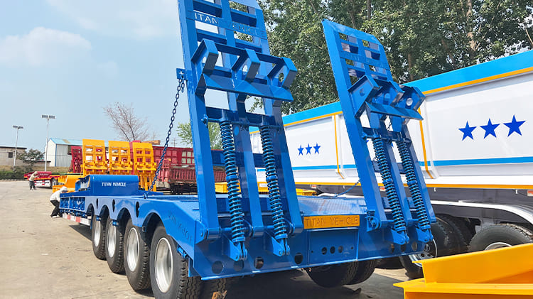 4 Axle 100T Lowbed Trailer For Sale in Nigeria Abuja