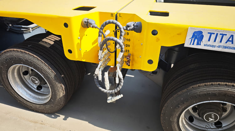 Multi Axle Hydraulic Goldhofer Modular Trailer in Nigeria