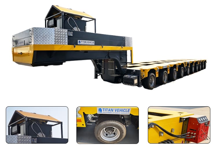 Multi Axle Hydraulic Goldhofer Modular Trailer in Nigeria