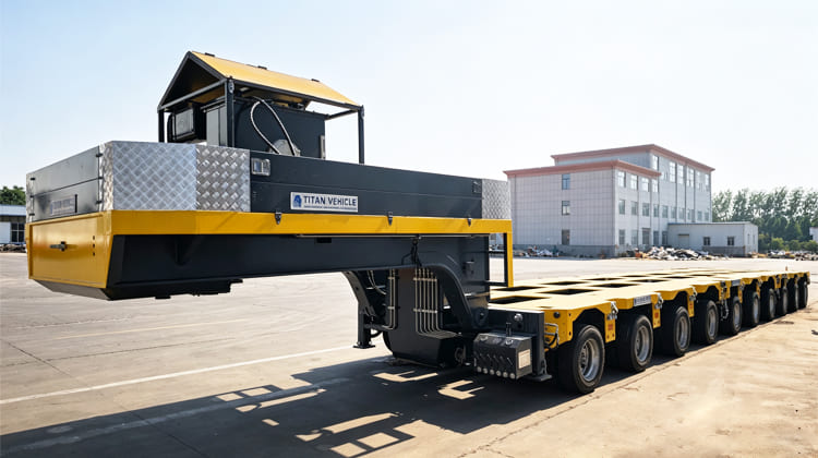 Multi Axle Hydraulic Goldhofer Modular Trailer in Nigeria