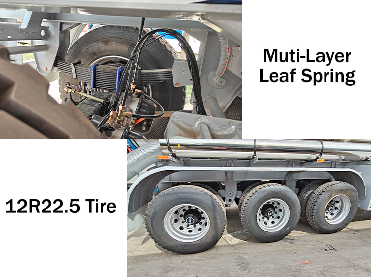 45000L 3 Axle Stainless Steel Tanker Trailers for Sale in Nigeria