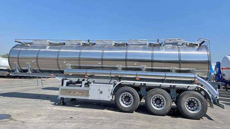 45000L 3 Axle Stainless Steel Tanker Trailers for Sale in Nigeria