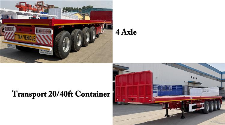 IPI 4 Axle Flatbed Semi Trailer for Sale In Nigeria - Iron Products Industries Ltd