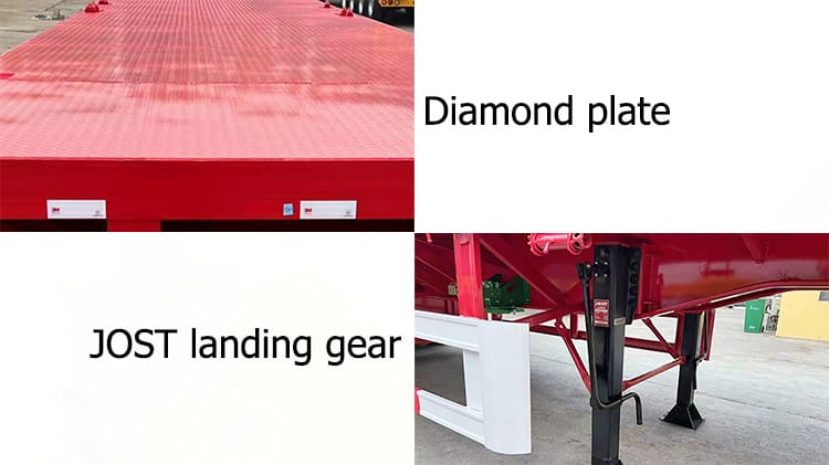 TITAN 80T 3 Axle Flatbed Trailer for Sale in Nigeria