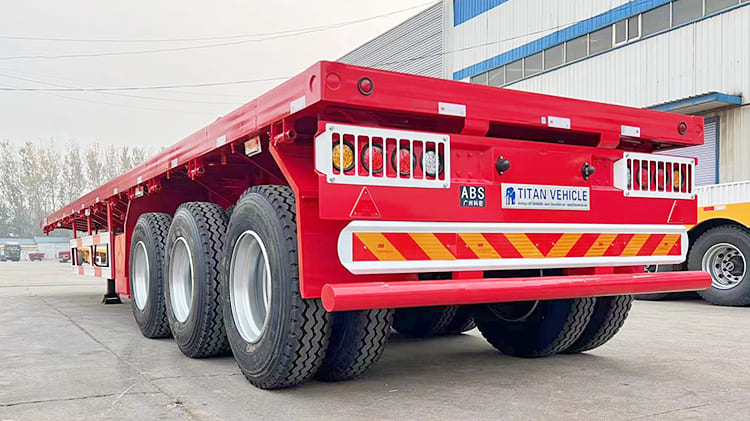 TITAN 80T 3 Axle Flatbed Trailer for Sale in Nigeria