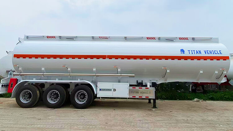 3 Axle 40000 Liters Fuel Tanker Trailer for Sale in Nigeria