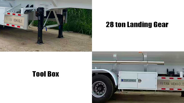 3 Axle 40000 Liters Fuel Tanker Trailer for Sale in Nigeria