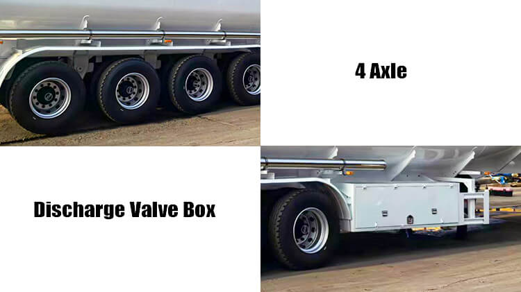 4 Axle Diesel Tanker Trailer for Sale in Nigeria