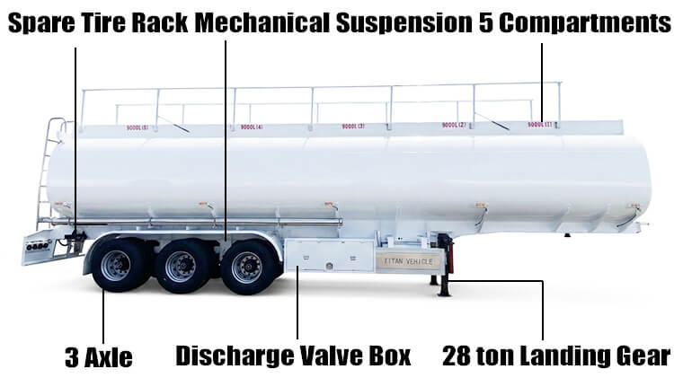3 Axle Petrol Tanker Trailer for Sale in Nigeria