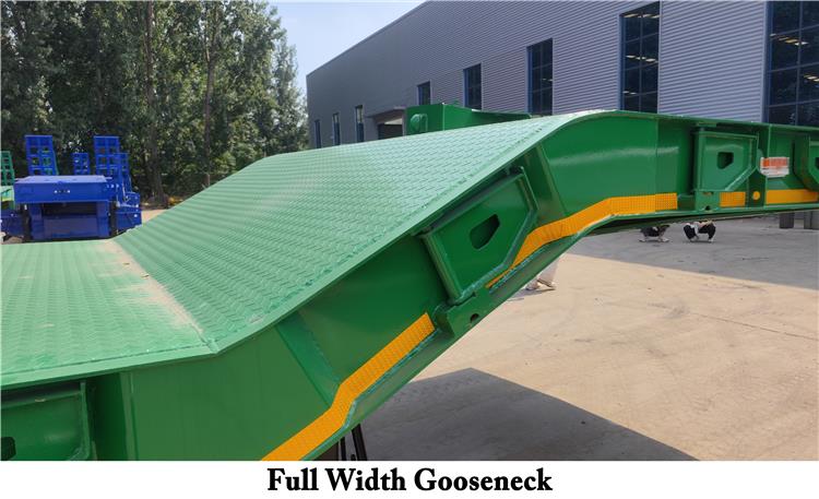3 Axle 60 Ton Full Width Gooseneck Low Bed Trailer for Sale In Nigeria Lagos