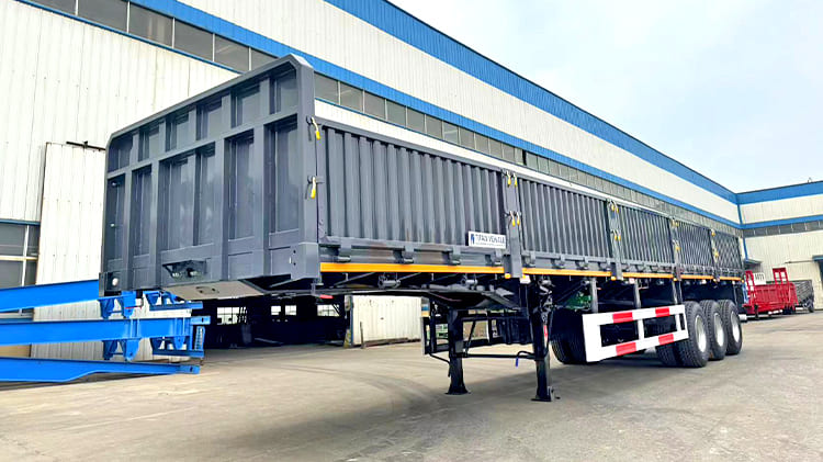 Tri Axle Side Wall Semi Trailer for Sale in Nigeria Lagos