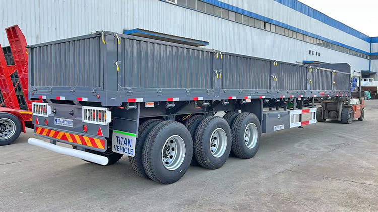 Tri Axle Side Wall Semi Trailer for Sale in Nigeria Lagos