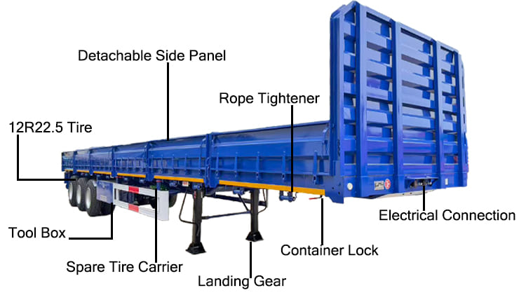 2026 New Side Board Trailer for Sale in Nigeria