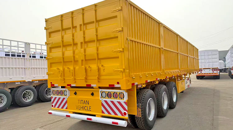 3 Axle Side Wall Cargo Semi Trailer for Sale in Nigeria