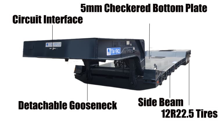 3 Line 6 Axle Removable Gooseneck Trailer for Sale in Nigeria