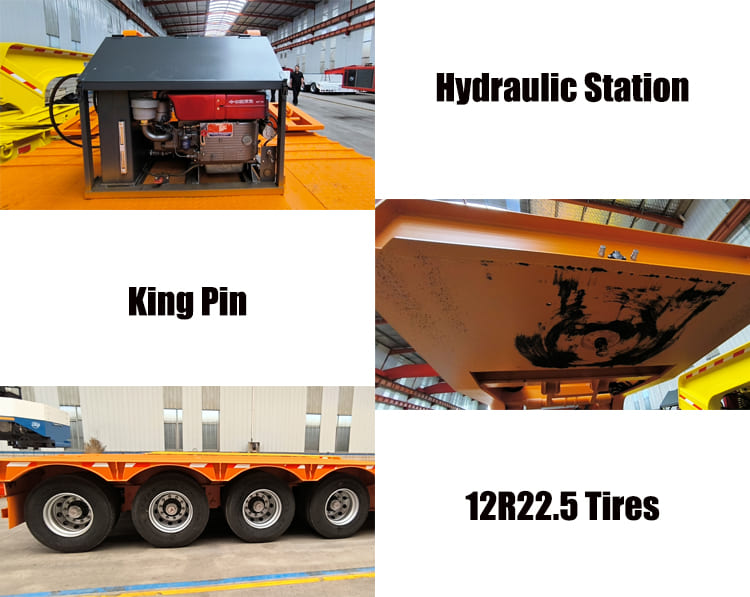 4 Axle 100 Ton RGN Lowboy Trailer for Sale in Nigeria Lagoes