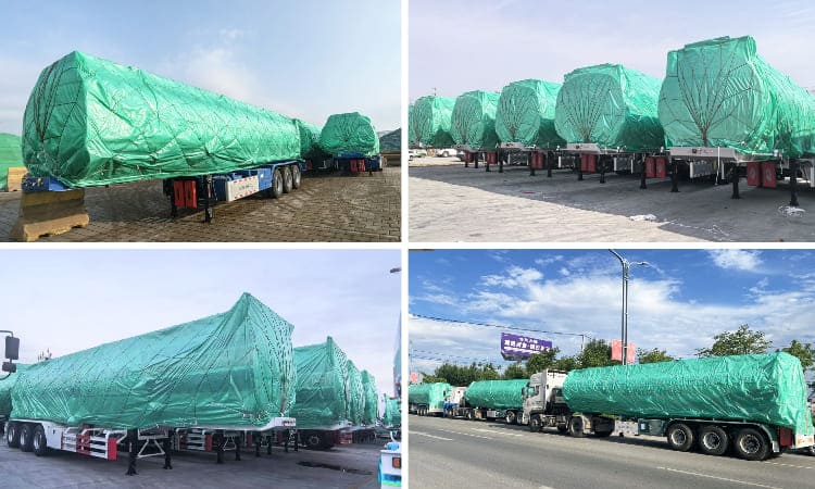 3 Axle 45000L Fuel Tanker Trailer for Sale in Nigeria