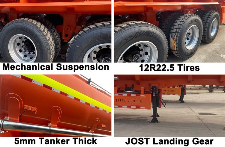 3 Axle 41000 Liters Stainless Steel Tanker for Sale In Nigeria